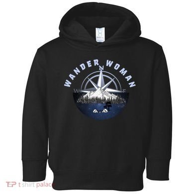 Wondar Woman Outdoors Camping Wonderer Toddler Hoodie