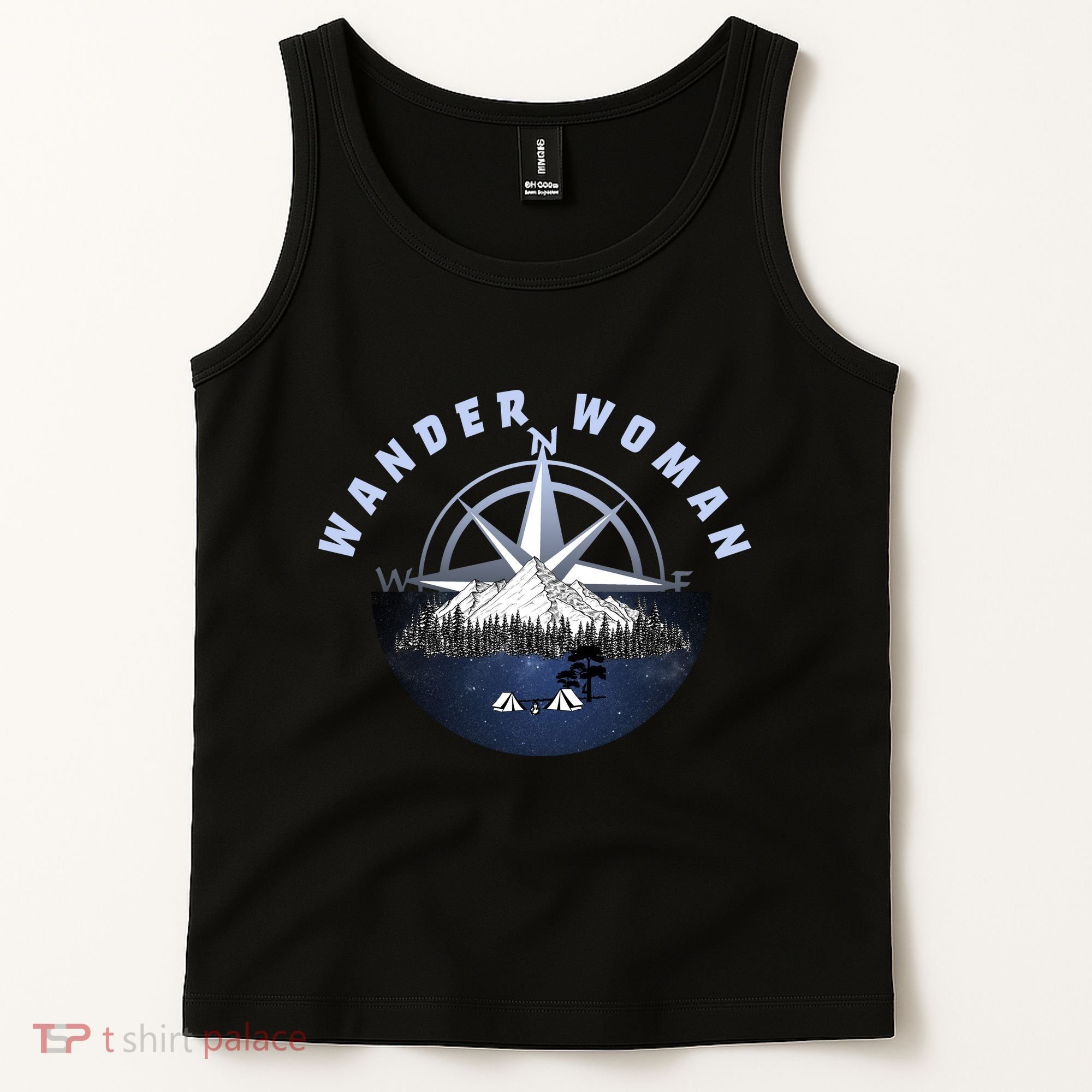 Wondar Woman Outdoors Camping Wonderer Tank Top