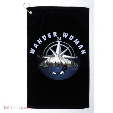 Wondar Woman Outdoors Camping Wonderer Golf Towel