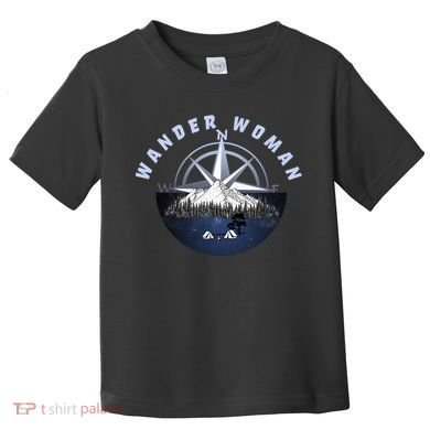 Wondar Woman Outdoors Camping Wonderer Toddler T-Shirt