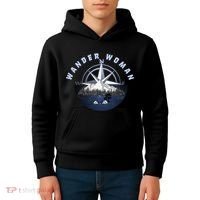 Wondar Woman Outdoors Camping Wonderer Kids Hoodie thumb 4