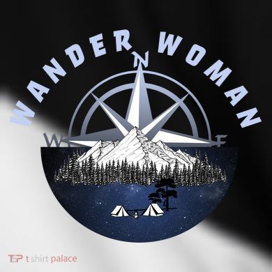 Wondar Woman Outdoors Camping Wonderer Toddler Fine Jersey T-Shirt