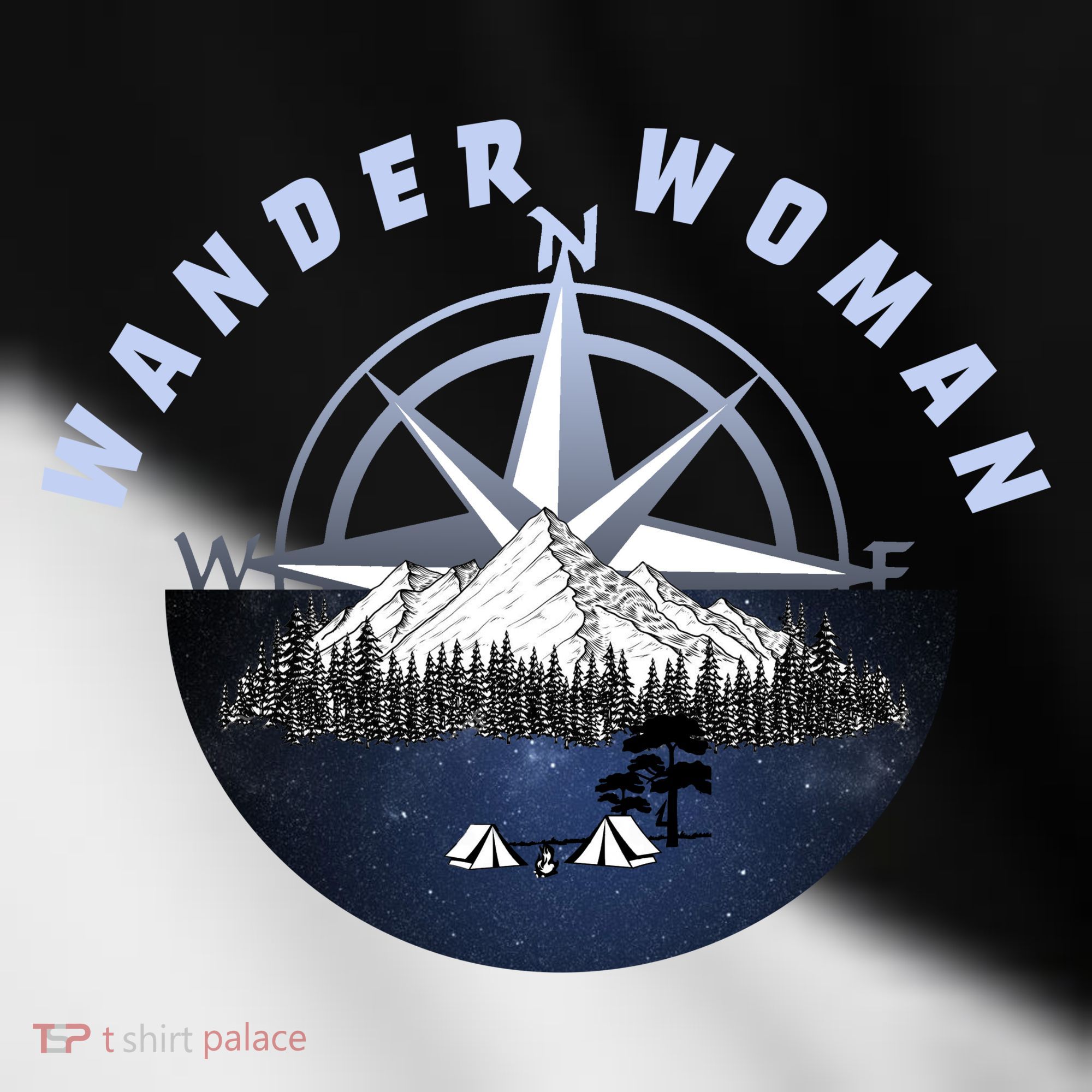 Wondar Woman Outdoors Camping Wonderer Toddler Fine Jersey T-Shirt
