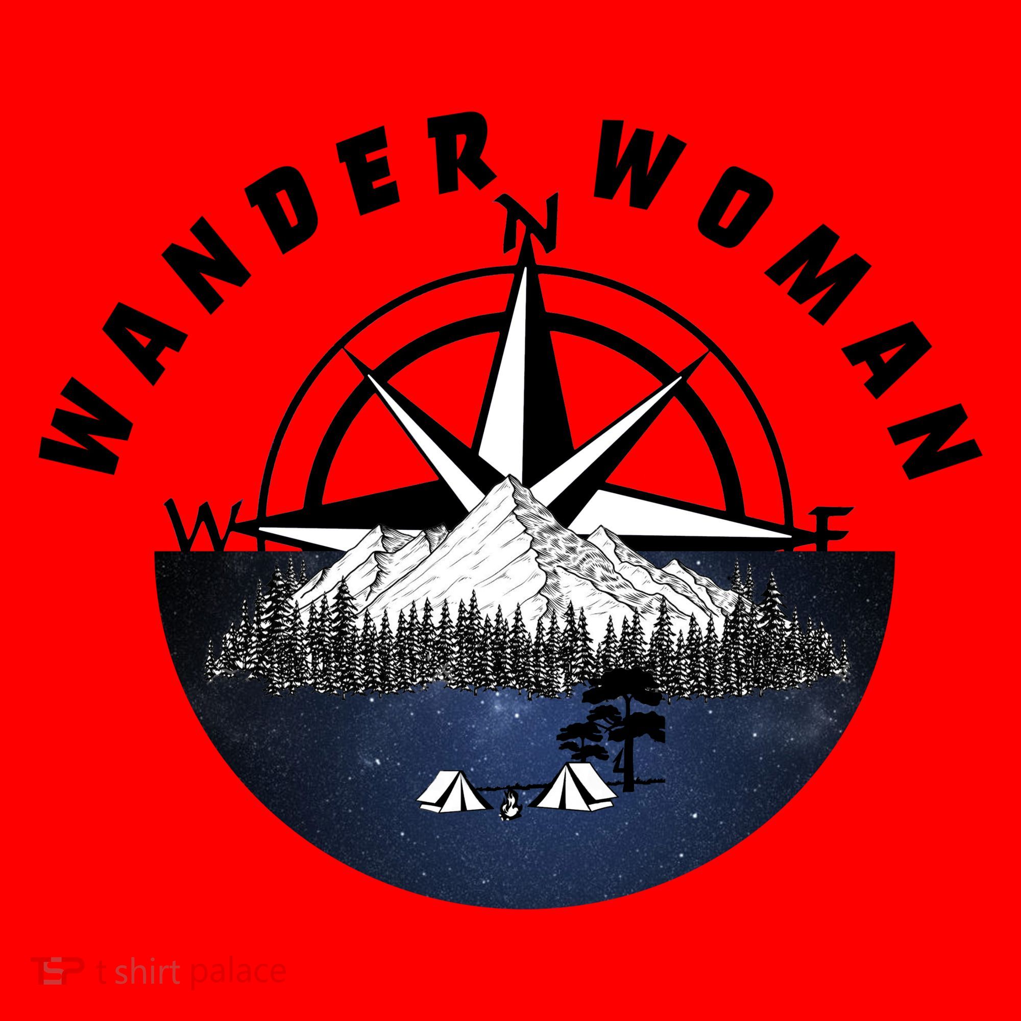Wondar Woman Outdoors Camping Wonderer Santa Hat