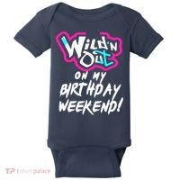 WildN Out On My Birthday Weekend Party Fun Cute Vibrant Baby Bodysuit thumb 0