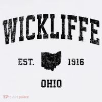 Wickliffe Ohio OH Vintage Sports Black Print T-Shirt thumb 7