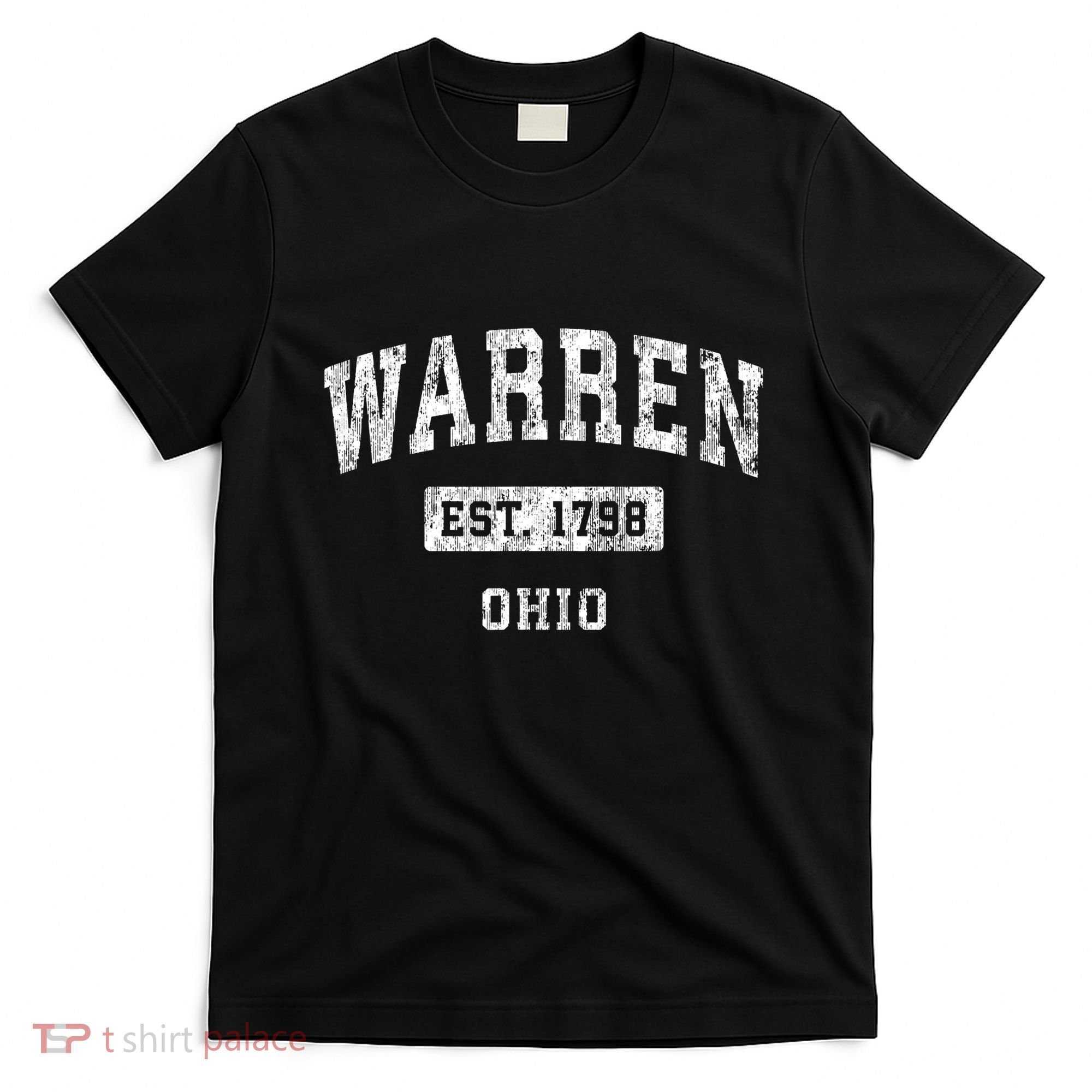 Warren Ohio Oh Vintage Established Sports T-Shirt