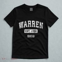 Warren Ohio Oh Vintage Established Sports T-Shirt thumb 5