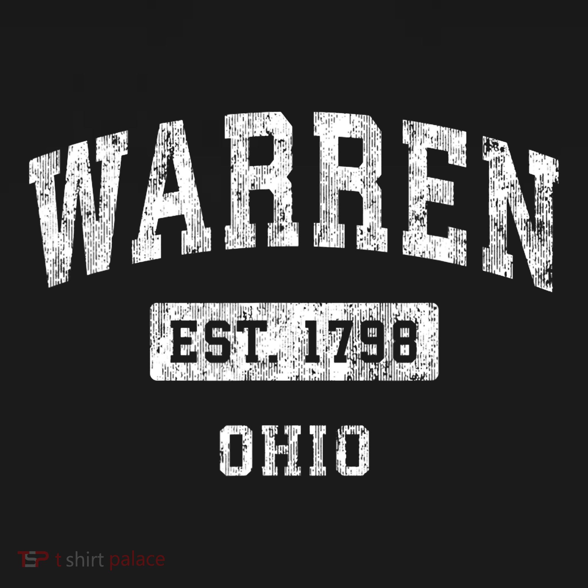 Warren Ohio Oh Vintage Established Sports T-Shirt
