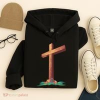 Wooden Cross Hoodie thumb 4