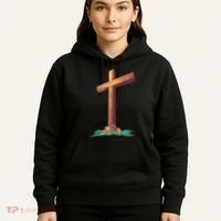 Wooden Cross Hoodie thumb 5
