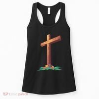 Wooden Cross Women's Tank Top thumb 0