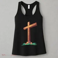 Wooden Cross Women's Tank Top thumb 3