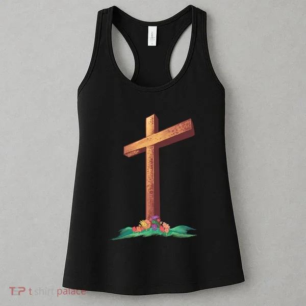 Wooden Cross Women's Tank Top