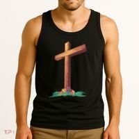 Wooden Cross Tank Top thumb 3