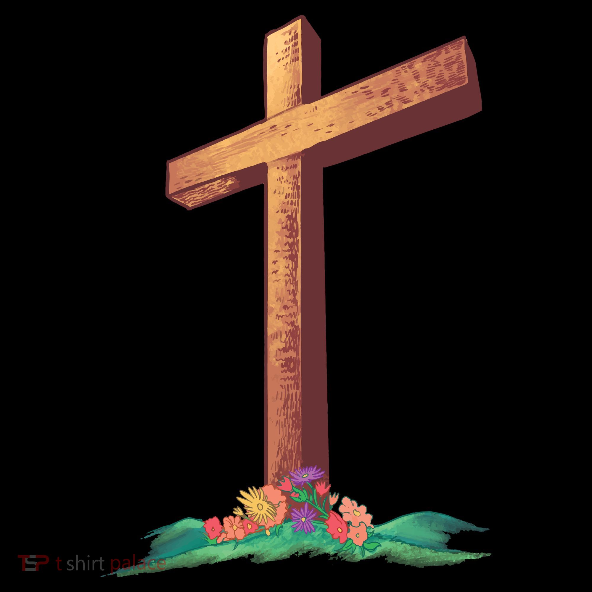 Wooden Cross Tank Top