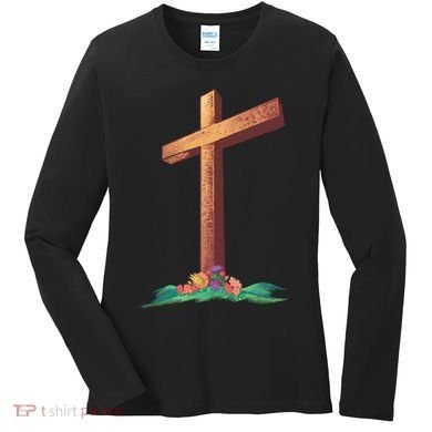 Wooden Cross Women's Long Sleeve Shirt