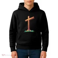 Wooden Cross Kids Hoodie thumb 4