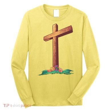 Wooden Cross Long Sleeve Shirt