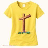 Wooden Cross Women's T-Shirt thumb 0