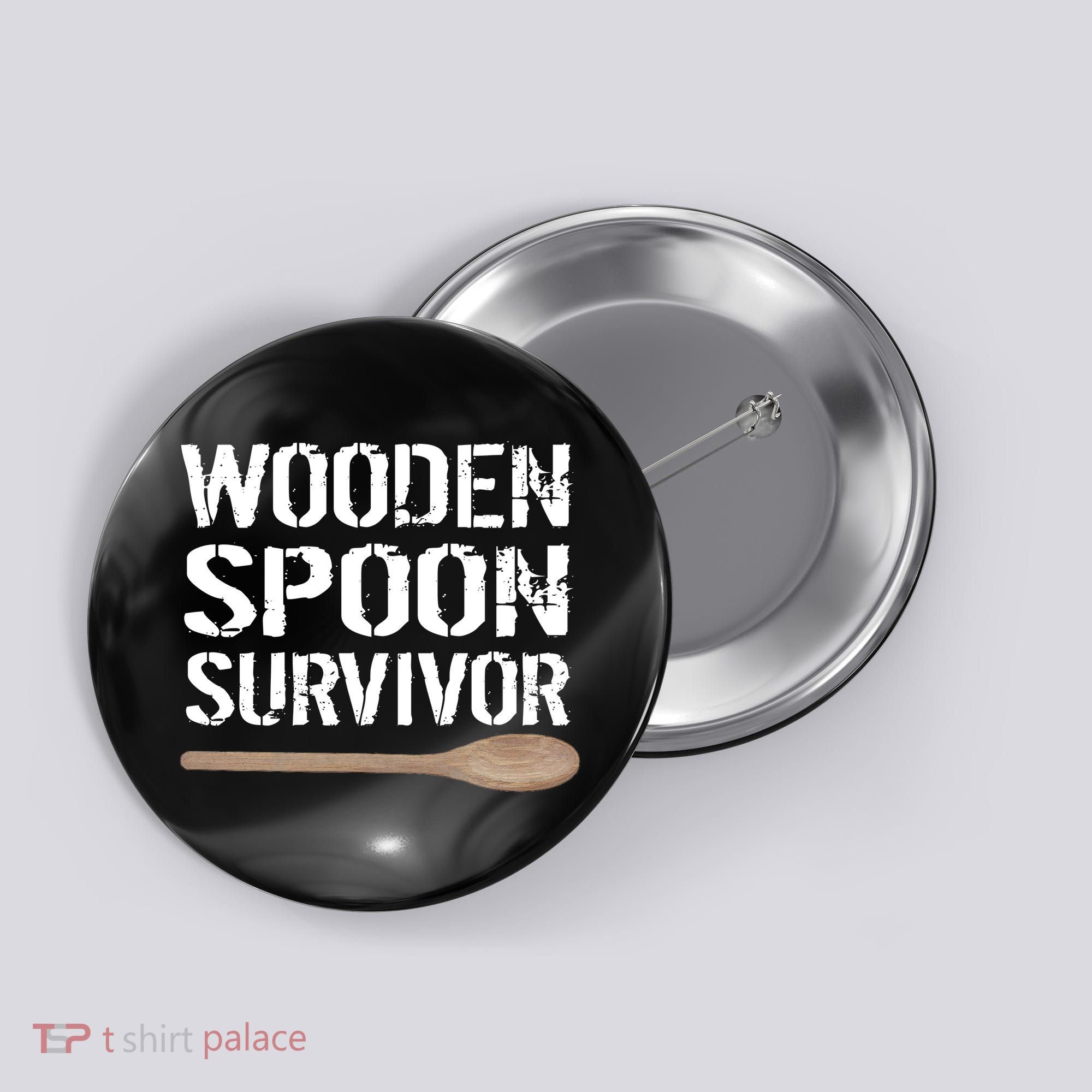 Wooden Spoon Survivor Button