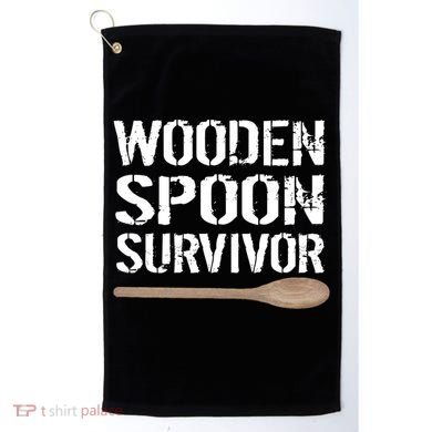 Wooden Spoon Survivor Golf Towel