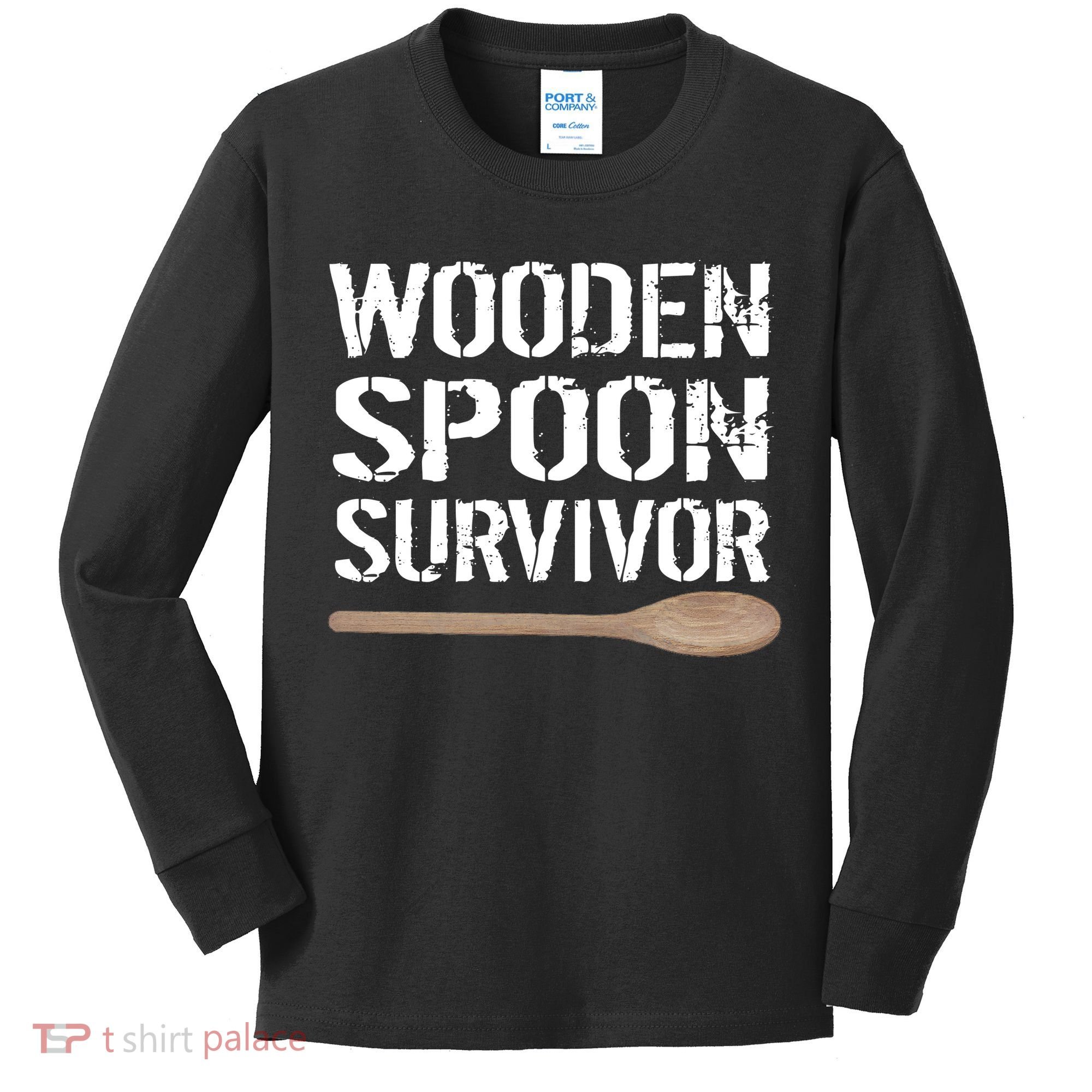 Wooden Spoon Survivor Kids Long Sleeve Shirt