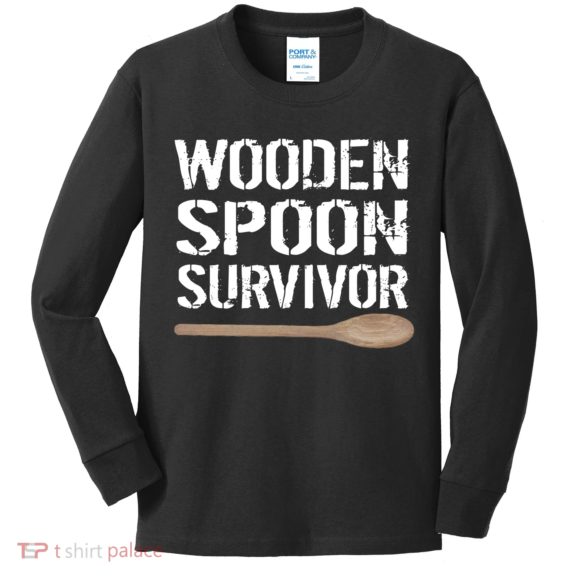 Wooden Spoon Survivor Kids Long Sleeve Shirt