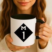 Woodward Ave. M1 Logo Coffee Mug thumb 3