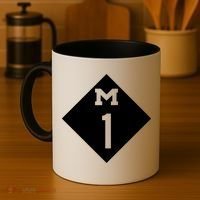 Woodward Ave. M1 Logo Coffee Mug thumb 4