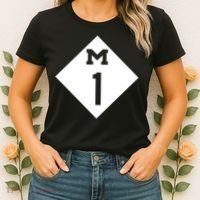 Woodward Ave. M1 Logo Women's T-Shirt thumb 2