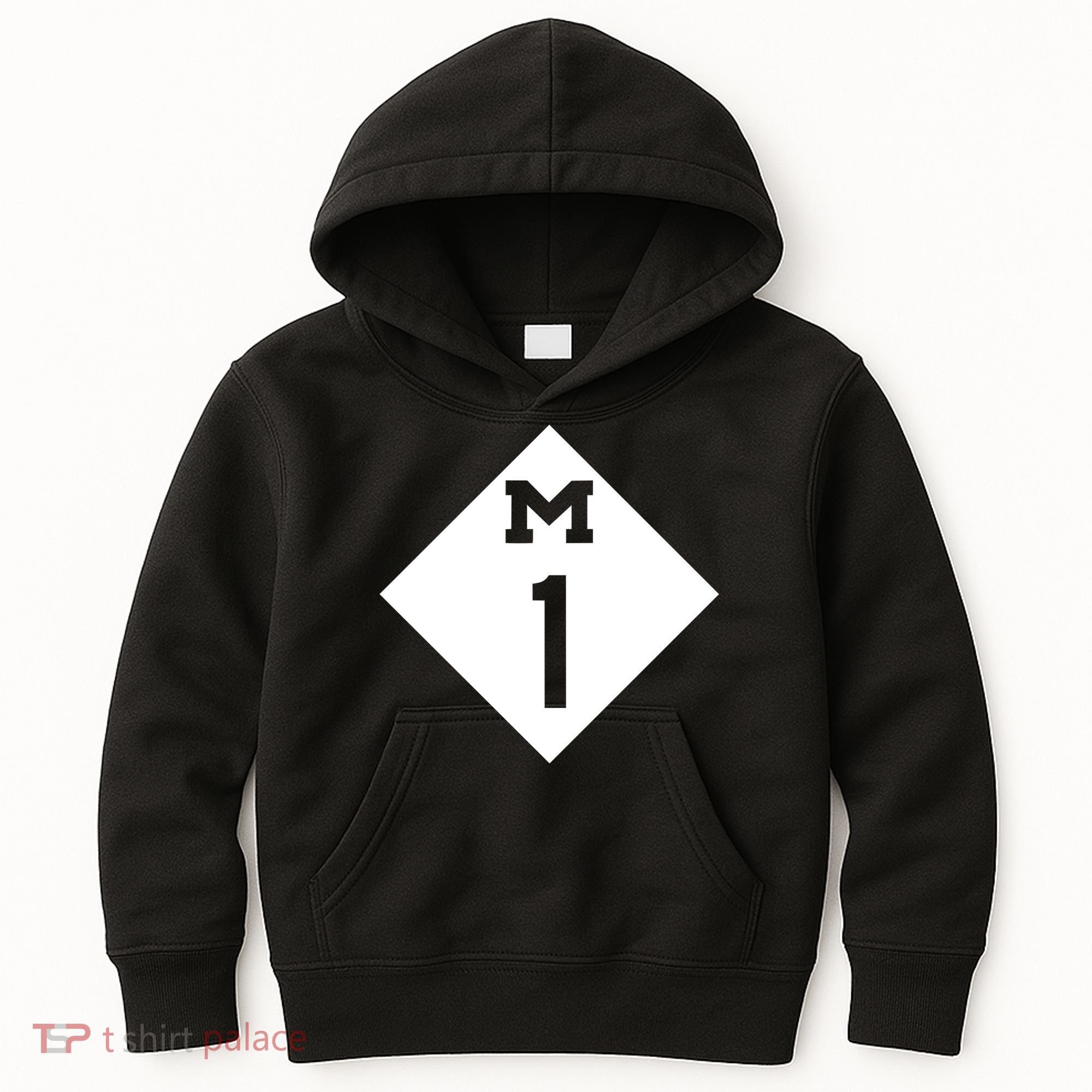 Woodward Ave. M1 Logo Kids Hoodie