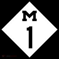 Woodward Ave. M1 Logo Kids Long Sleeve Shirt thumb 2