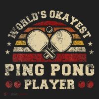 Worlds Okayest Ping Pong Player Retro Ping Pong Women's Sweatshirt thumb 2