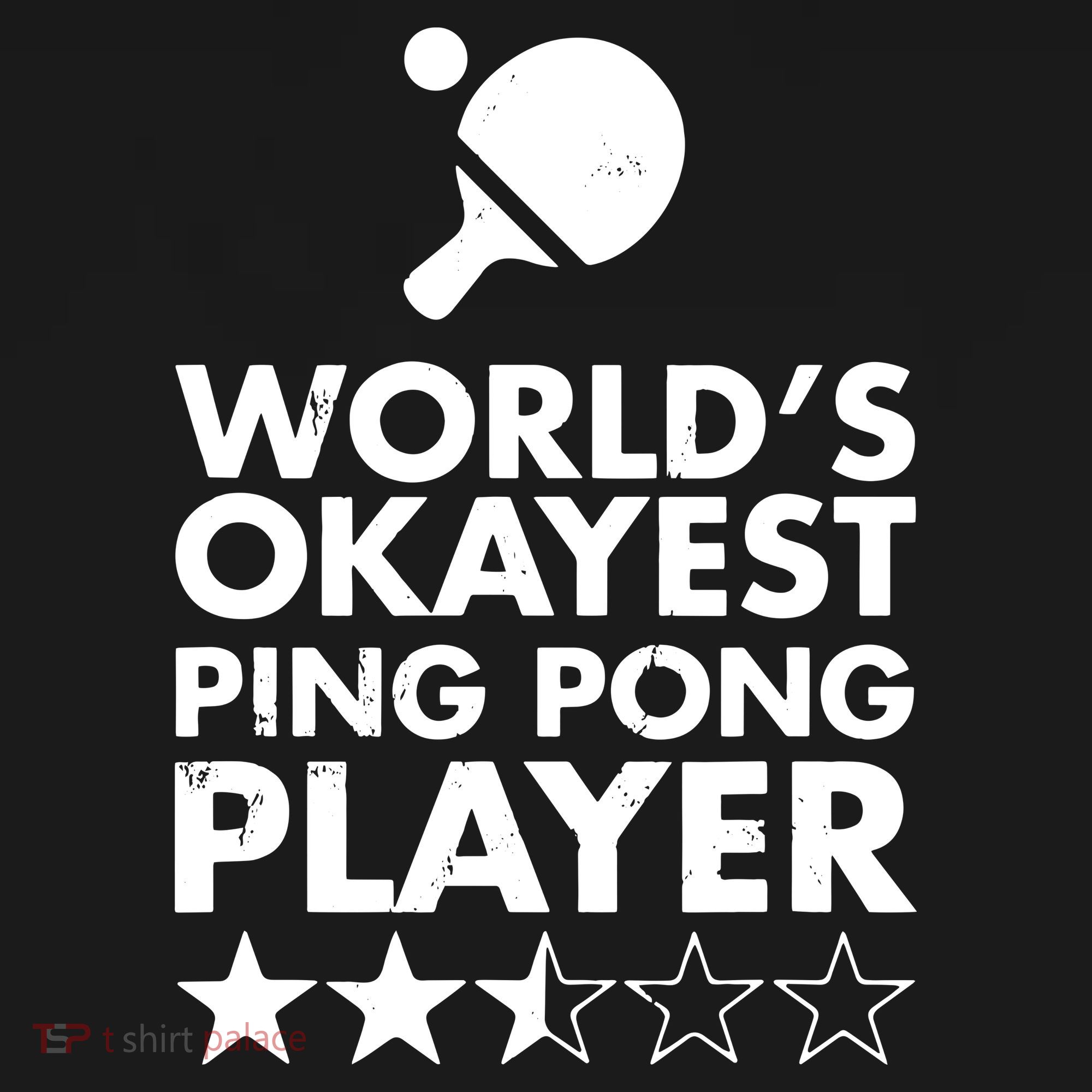 Worlds Okayest Ping Pong Player Trophy Backpack