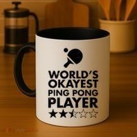 Worlds Okayest Ping Pong Player Trophy Coffee Mug thumb 4