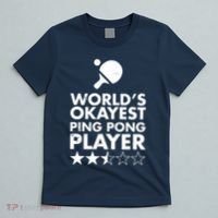 Worlds Okayest Ping Pong Player Trophy T-Shirt thumb 5