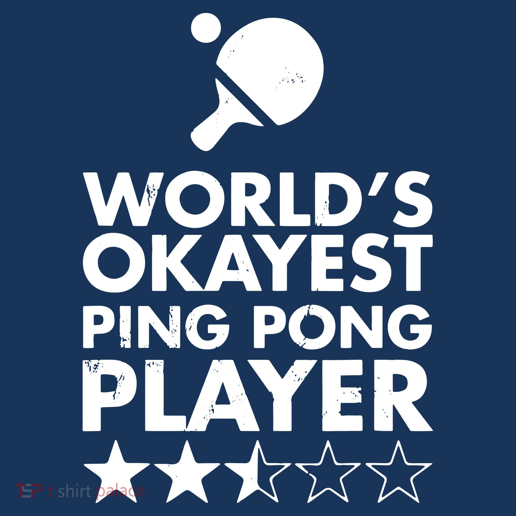 Worlds Okayest Ping Pong Player Trophy Hat