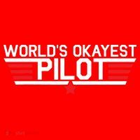 Worlds Okayest Pilot Funny Aviator Aviation Flying Santa Hat thumb 1