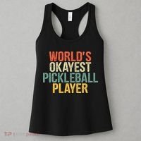 World's Okayest Pickleball Player Pickleball tournaments Women's Tank Top thumb 3