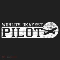 Worlds Okayest Pilot Funny Pilot Beanie thumb 2
