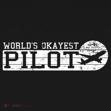 Worlds Okayest Pilot Funny Pilot Women's Perfect Tri Tunic Long Sleeve Shirt