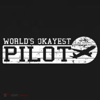 Worlds Okayest Pilot Funny Pilot Tote Bag thumb 4