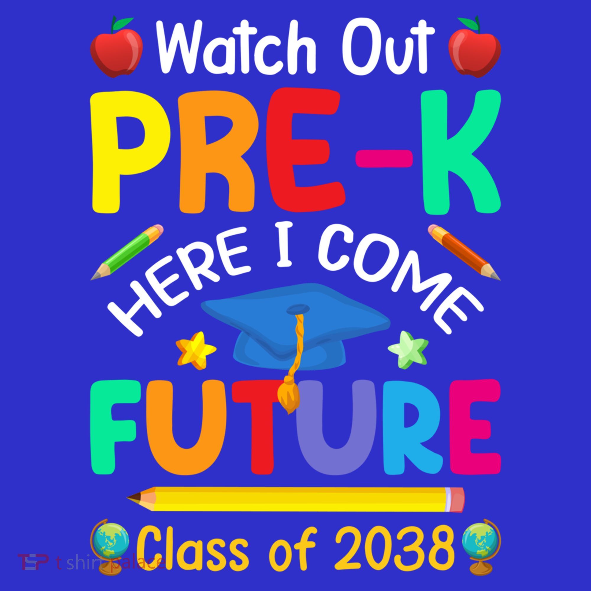 Watch Out PreK Here I Come Future Class Of 2038 Gift Coaster