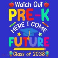 Watch Out PreK Here I Come Future Class Of 2038 Gift Women's Tank Top thumb 5