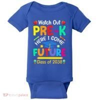 Watch Out PreK Here I Come Future Class Of 2038 Gift Baby Bodysuit thumb 0