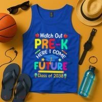 Watch Out PreK Here I Come Future Class Of 2038 Gift Tank Top thumb 4