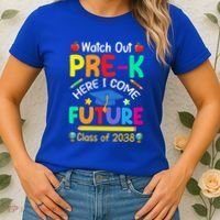 Watch Out PreK Here I Come Future Class Of 2038 Gift Women's T-Shirt thumb 2