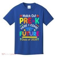 Watch Out PreK Here I Come Future Class Of 2038 Gift Kids T-Shirt thumb 0