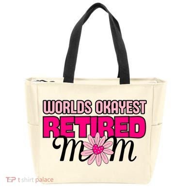 WorldS Okayest Retired Mom Tote Bag